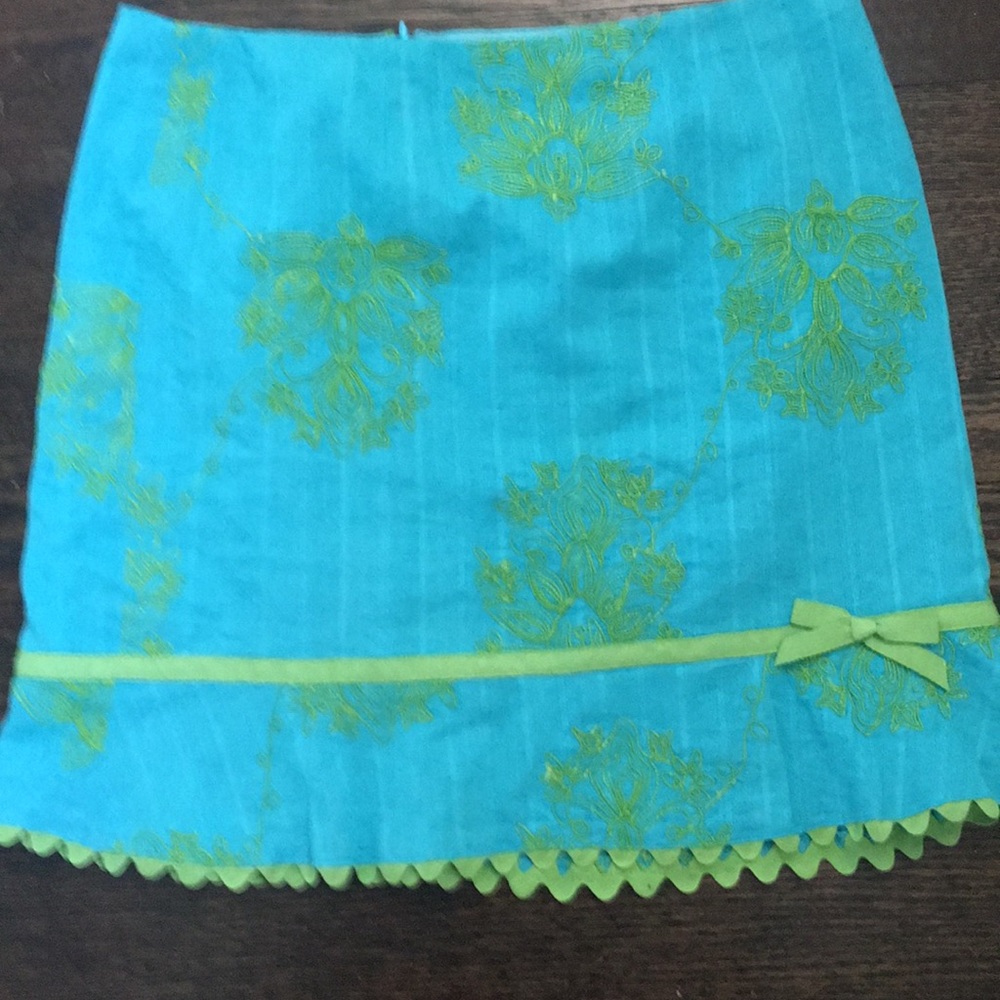 Nanette Lapore blue/green skirt  Size 4